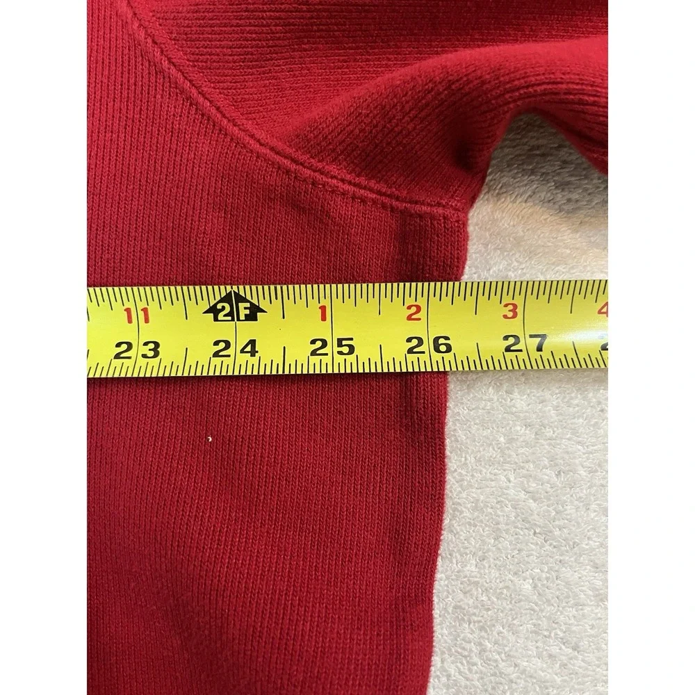 Polo Ralph Lauren Cotton Knit Pullover‎ 1/4 Zip Men's XXL Red Navy Pony Mock